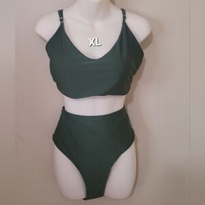 Women's Green Bikini Set